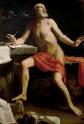 Guido Cagnacci Hl. Hieronymus Spain oil painting artist